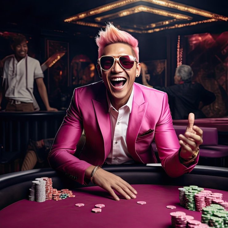 Operator live casino profesjonal di qqalfa sedang melayani pemain dengan kualitas tinggi
